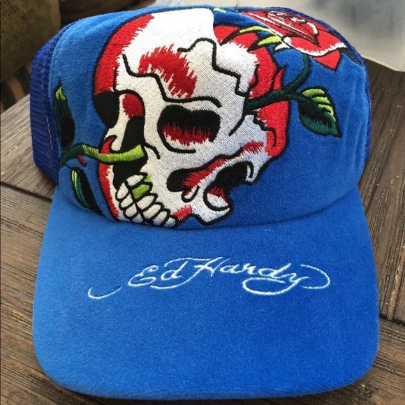 ed hardy trucker cap